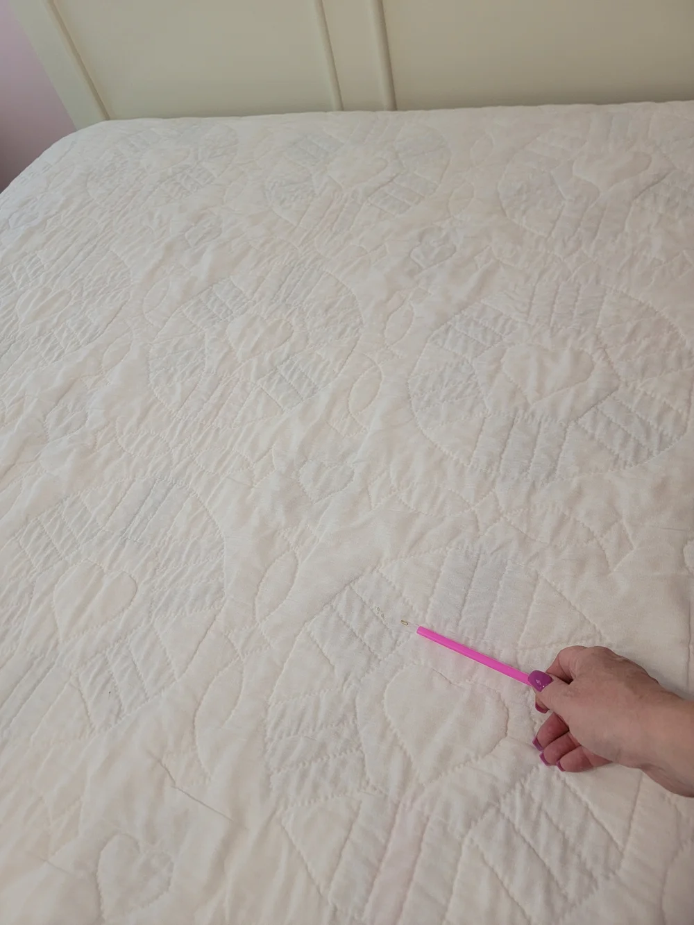 Vintage Patchwork Quilt Hand Quilted 77